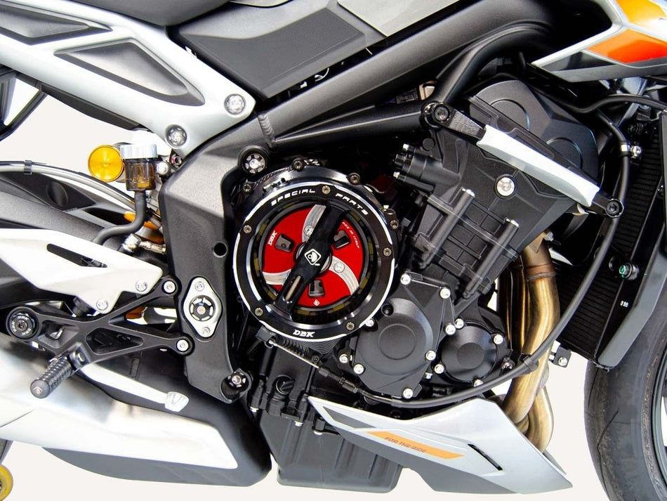 Triumph Street Triple 765RS 2017-24 DBK Clear Clutch Cover