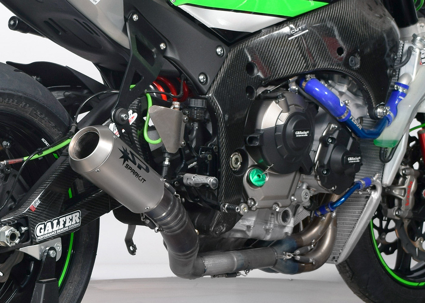 Kawasaki ZX10R 2016-19 Spark RACING full system: TITANIUM